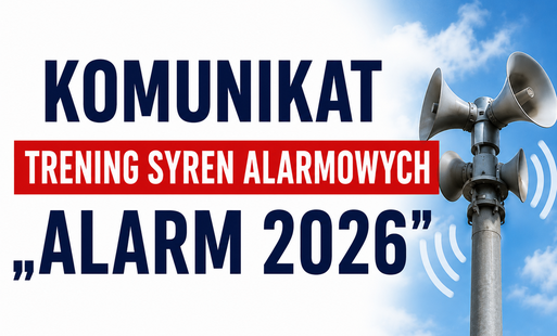 Komunikat trening syren alarmowych ALARM 2026