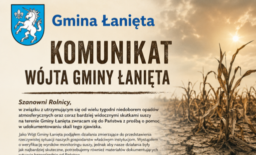 Komunikat dotyczący uszy w gospodarstwie rolnym