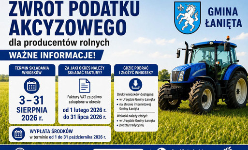 Trwa nabór wniosków o zwrot podatku akcyzowego!  