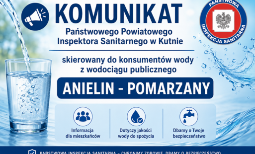 Komunikat - woda