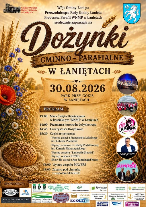 DOŻYNKI GMINNO-PARAFIALNE! 
