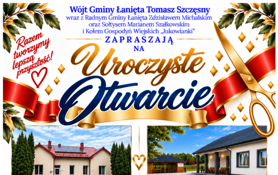 Uroczyste otwarcie budynku Łanięta 16 i świetlicy w Jukowie 3 października