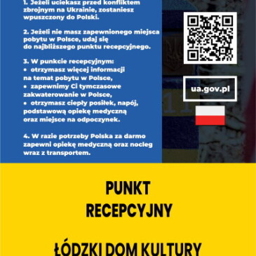 Informacja dla uchodźców z Ukrainy!