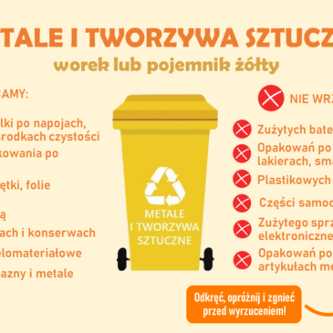 Drugi post w ramach kampanii edukacyjnej w zakresie prawidłowej segregacji odpadów komunalnych na terenie gminy Łanięta