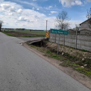 Rozpoczynamy prace na drodze gminnej w miejscowości Budy Nowe!
