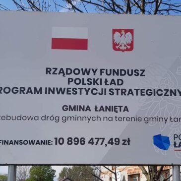 „Przebudowa dróg gminnych na terenie gminy Łanięta” na ostatniej prostej !